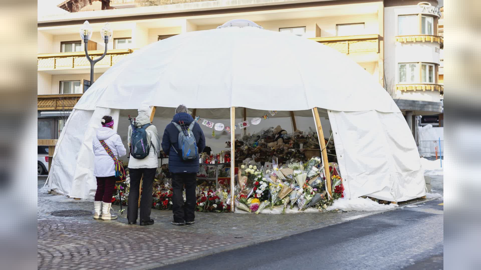 Crans-Montana, beffa del destino: a fuoco il Memoriale per le vittime del rogo di Capodanno