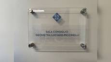 Anniversario dei geometri, sala del Consiglio intitolata a Luciano Piccinelli