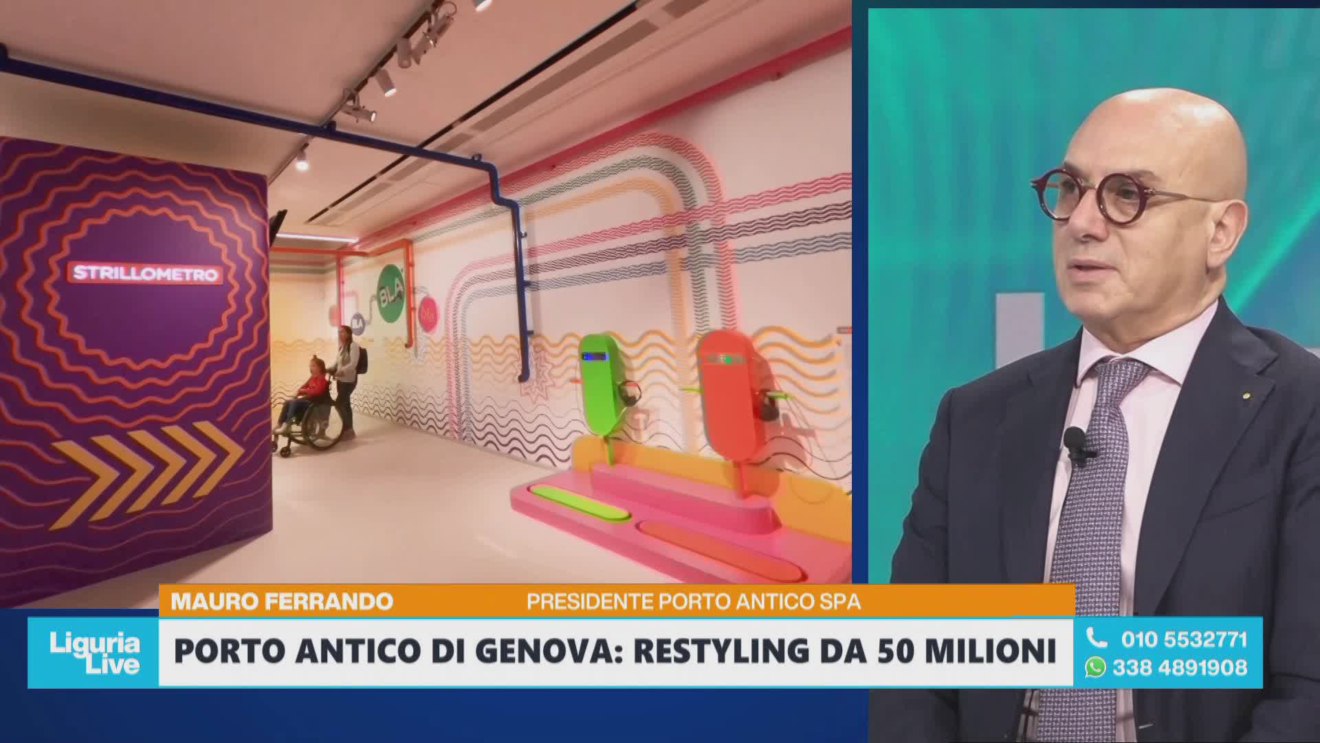 Porto Antico, restyling da 50 milioni. Ferrando: "Vogliamo restare un'eccellenza internazionale. Waterfront, opportunità da cogliere"