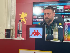 Genoa, De Rossi: "Con il Torino è una partita da vincere, se poi al 90° siamo 0-0 non mando il portiere a saltare di testa"