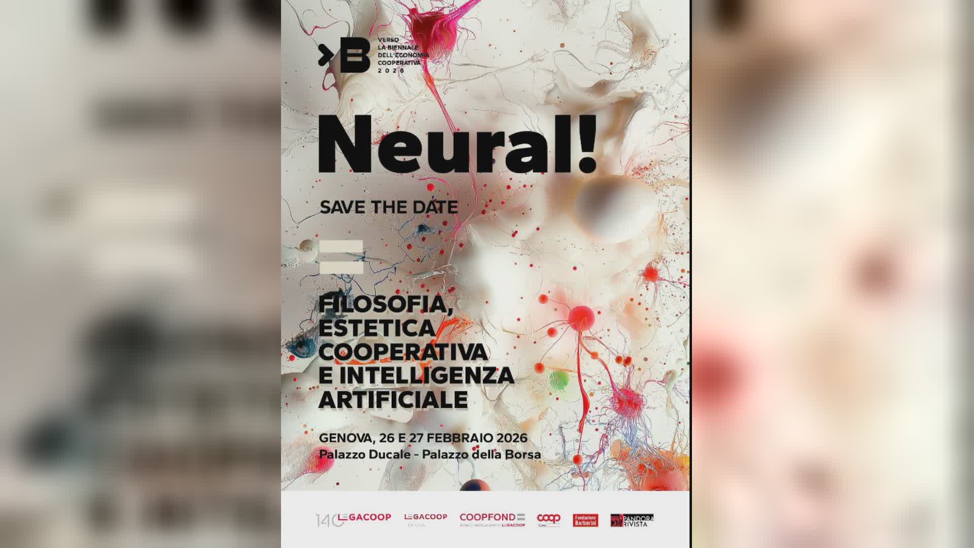Genova ospita la Biennale dell’Economia Cooperativa: focus su filosofia, estetica e intelligenza artificiale