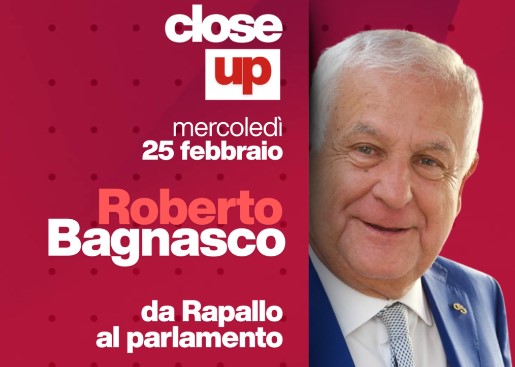 Close Up, a Telenord i protagonisti di economia, cultura, politica, spettacolo e sport: l'ospite di oggi è Roberto Bagnasco