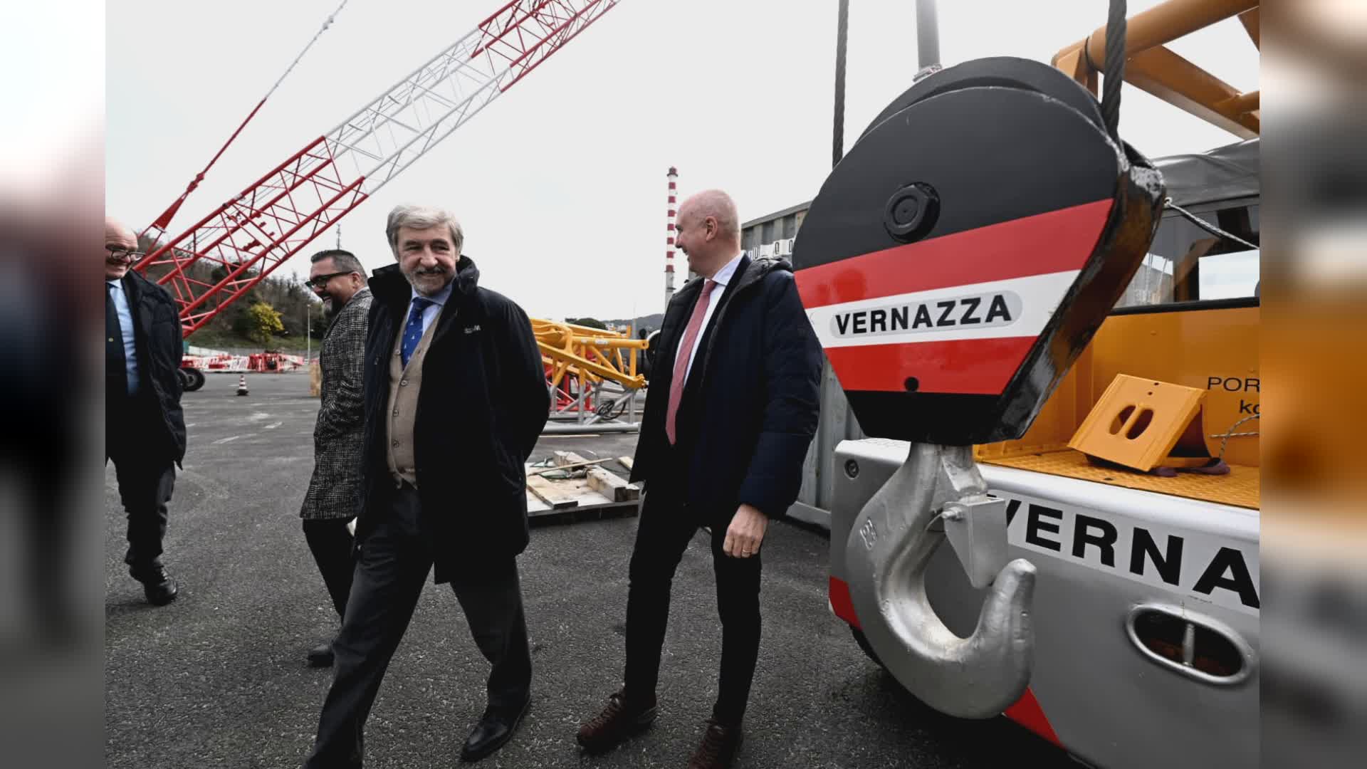 Bucci nel Savonese, visita agli stabilimenti Vernazza e incontro con gli industriali