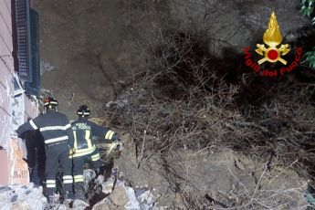 Santa Margherita, il cedimento di un muro a secco provoca movimento franoso