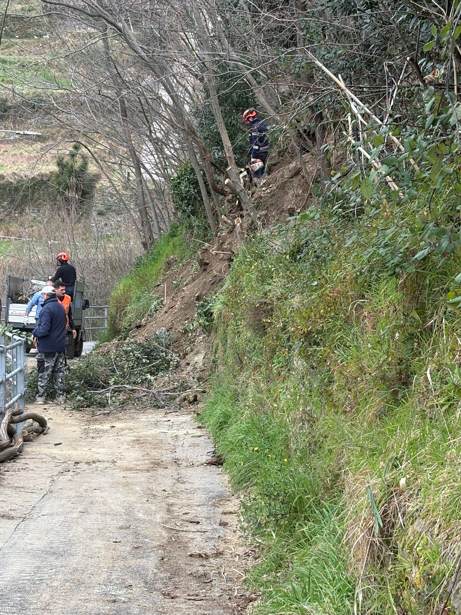 Genova, smottamento a Voltri. Si punta a riaprire la strada nel fine settimana