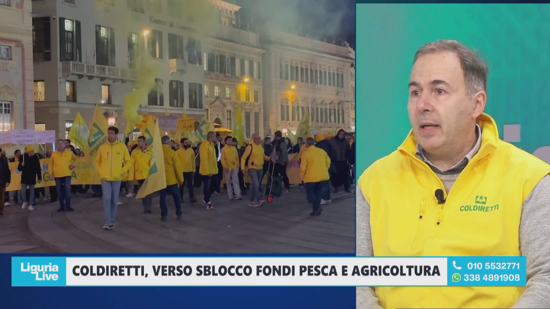Fondi pesca e agricoltura, Dal Pian (Coldiretti) a Telenord: "Agroalimentare comparto strategico, va tutelato nell'interesse di tutti"