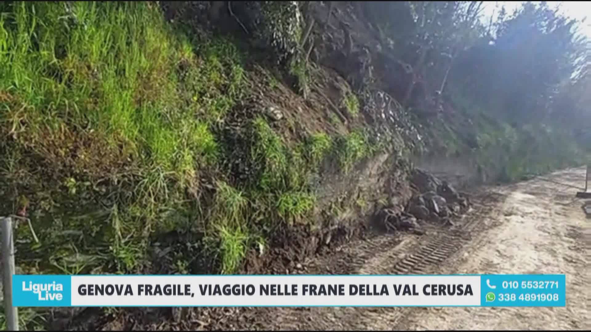 Genova fragile, parte da Voltri il viaggio nelle frane e criticità della Val Cerusa