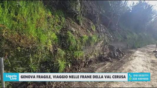 Genova fragile, parte da Voltri il viaggio nelle frane e criticità della Val Cerusa