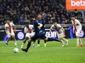 Genoa, troppa Inter a San Siro: Dimarco e Calhanoglu su rigore stendono i rossoblu (2-0)