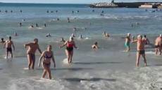 Recco: grande successo per il tradizionale Cimento invernale, molti ardimentosi hanno sfidato il gelo