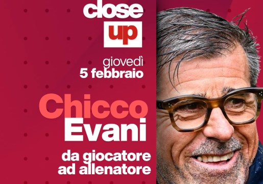 Close Up, a Telenord i protagonisti di economia, cultura, politica, spettacolo e sport: l'ospite di oggi è Chicco Evani