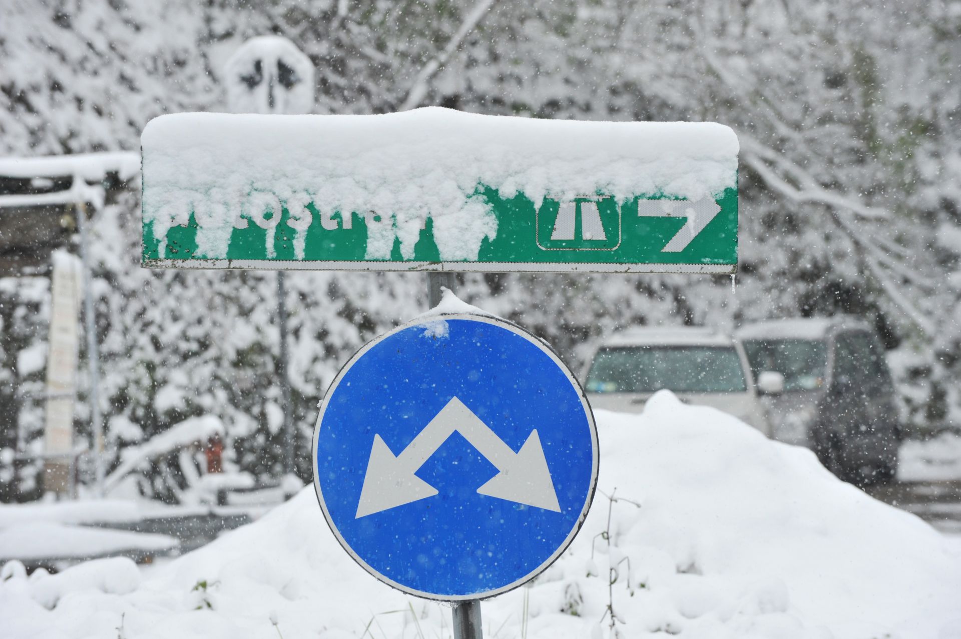 Maltempo: primi fiocchi di neve nel savonese. Attesa per le intensificazioni del fenomeno