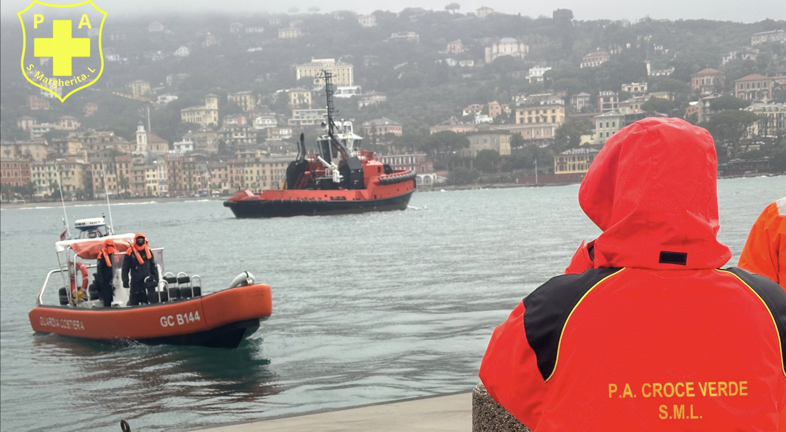 Santa Margherita Ligure: uomo disperso in mare dopo affondamento peschereccio