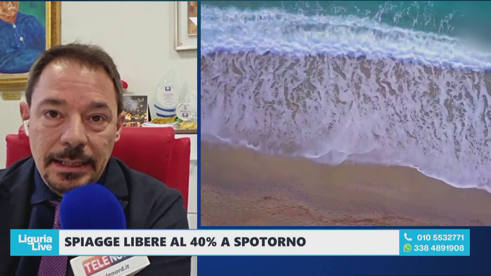 40% di spiagge libere a Spotorno, il sindaco Fiorini: "Lavoriamo per una versione del PUD migliorativa per tutti"