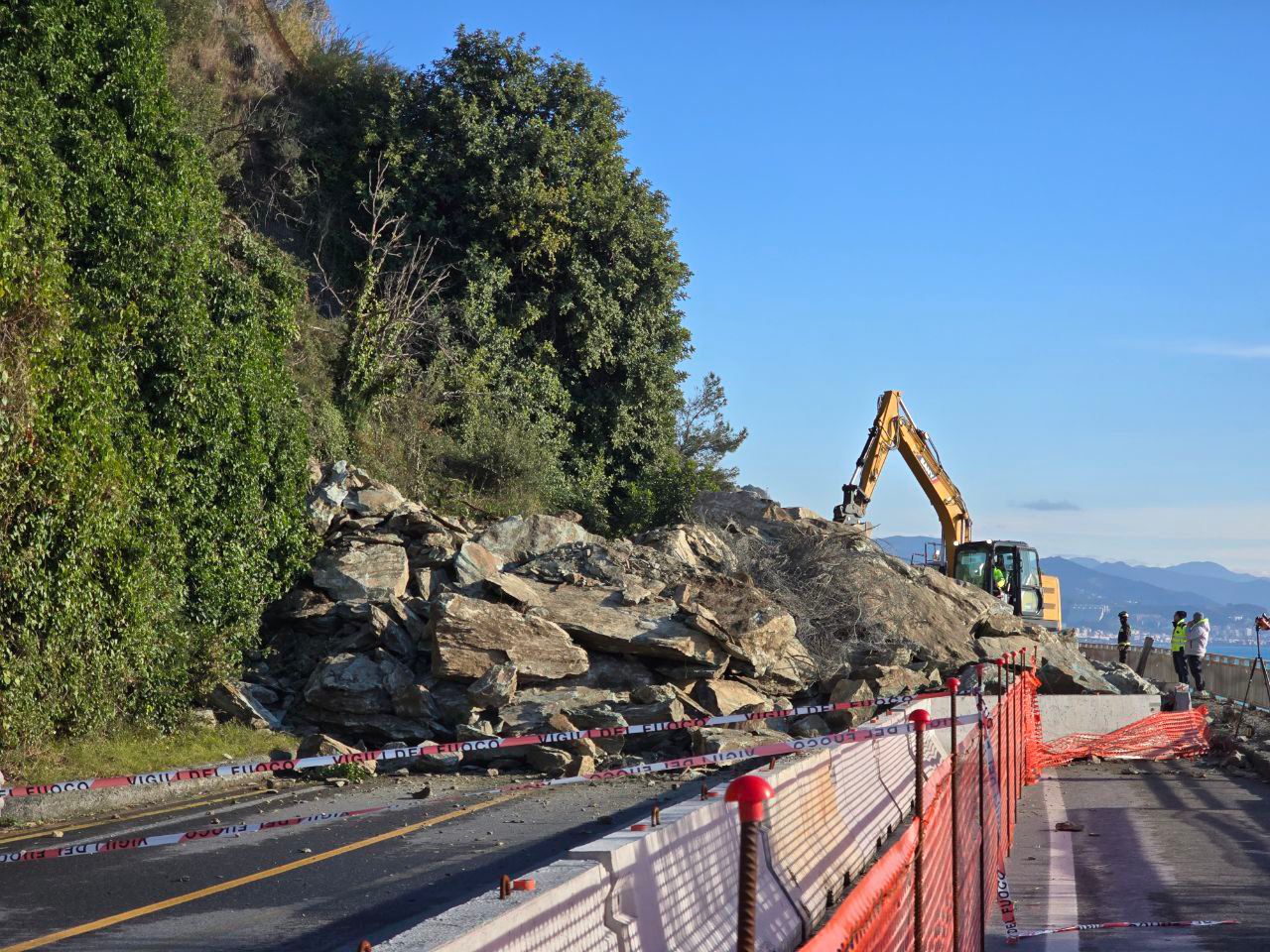 Arenzano: si allungano i tempi per la riapertura dell'Aurelia