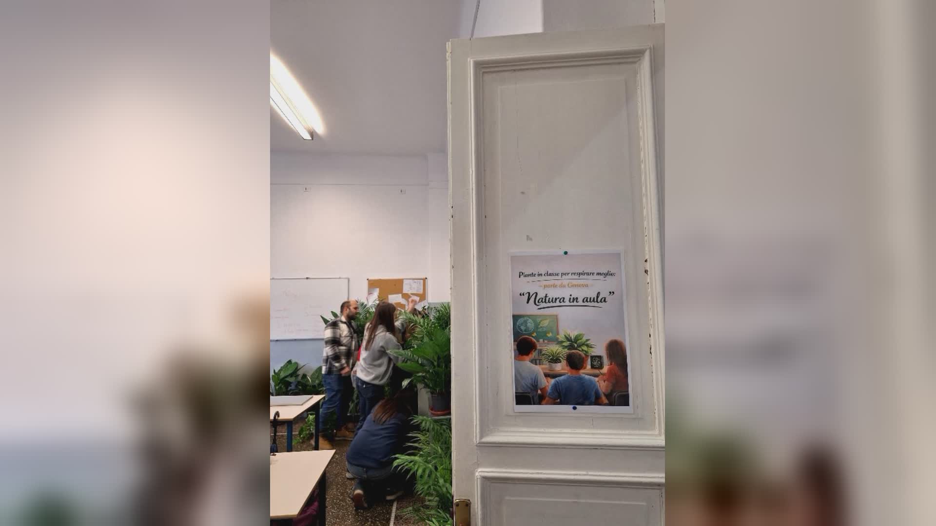Piante in classe: al via la seconda fase del progetto “Natura in Aula” nei licei genovesi