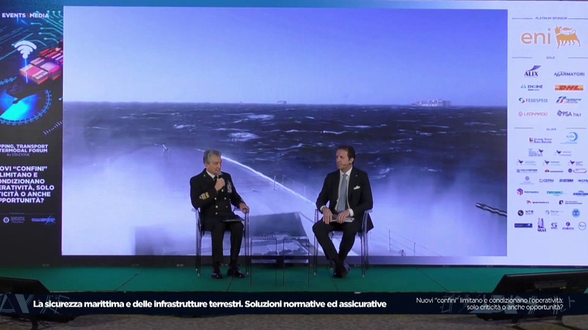 Shipping, Transport & Intermodal Forum, l’Ammiraglio De Carolis: “La minaccia si è fortemente ibridizzata, la difesa deve esserlo altrettanto”