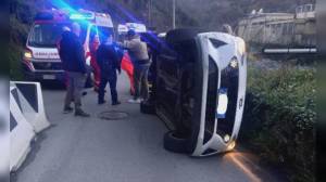 Genova, incidente a Voltri: traffico bloccato in via Fabbriche, località Centurione