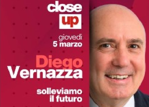 Close Up, a Telenord i protagonisti di economia, cultura, politica, spettacolo e sport: l'ospite di oggi è Diego Vernazza
