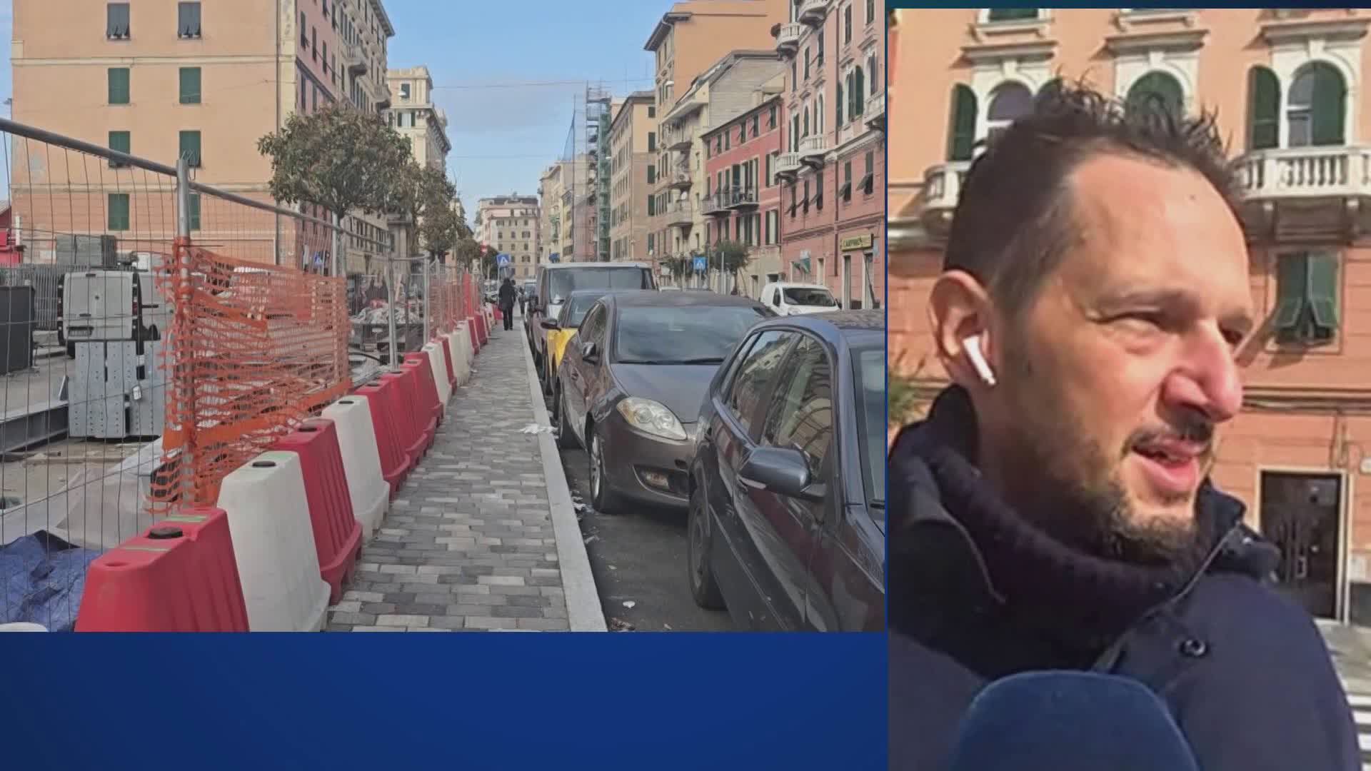 Via Sampierdarena: 70 parcheggi notturni lungo il filobus e altri 40 nuovi posti grazie al Pnrr