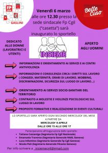 Genova, inaugura sportello Fp Cgil "Insieme", dedicato alle donne lavoratrici