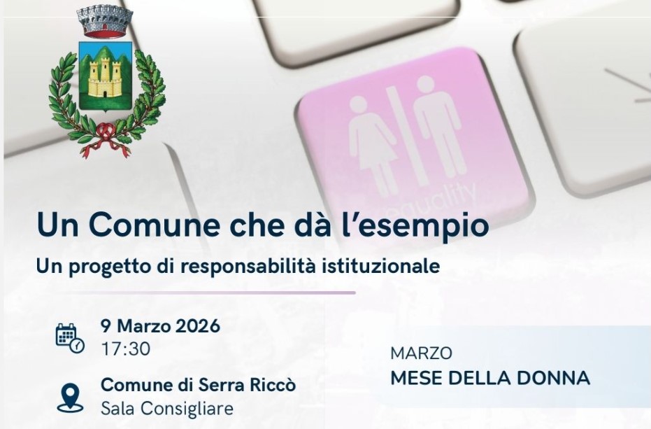Serra Riccò avvia il percorso per la Certificazione della Parità di Genere