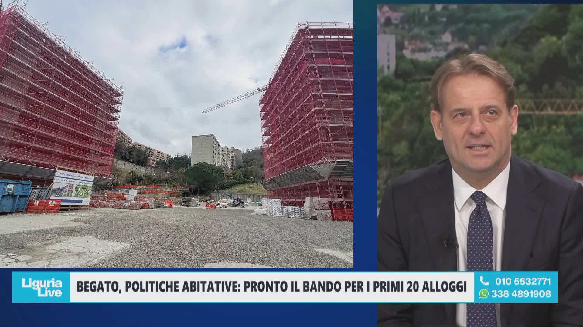 Edilizia pubblica, Marco Scajola a Telenord: "A Begato parte una nuova fase della rigenerazione urbana"