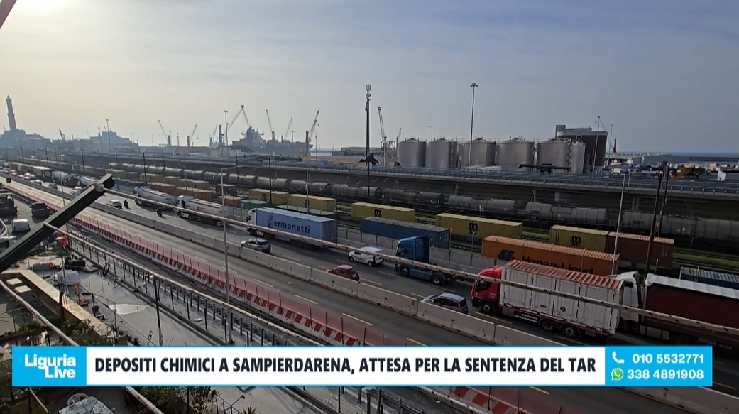 Depositi chimici a Sampierdarena, ultima udienza al Consiglio di Stato: residenti in attesa della sentenza