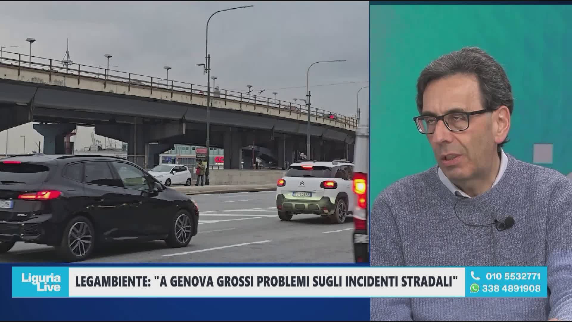Genova, sicurezza stradale, Bigliazzi (Legambiente) a Telenord: "Le zone 30 riducono incidenti e inquinamento"