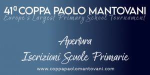 Coppa Paolo Mantovani: dal 10 marzo si aprono le iscrizioni