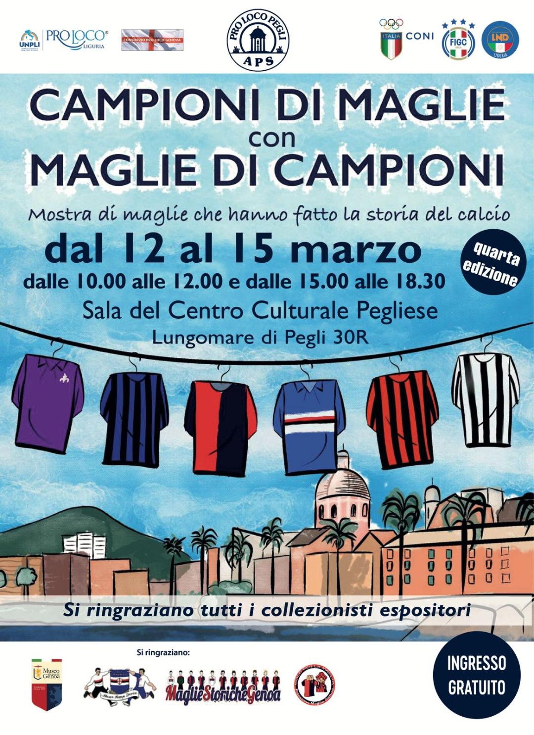 "Campioni di maglie, maglie di campioni", l'evento che unisce storia a curiosità