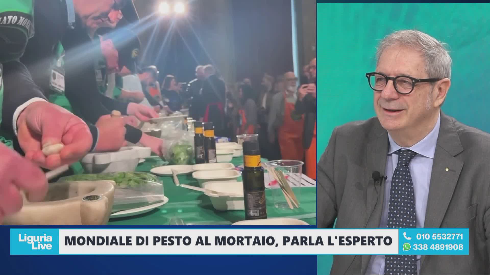 Genova, mondiale di pesto al mortaio, Panizza a Telenord: "Dalla cucina alla cultura, segno di tradizione e promozione del territorio"