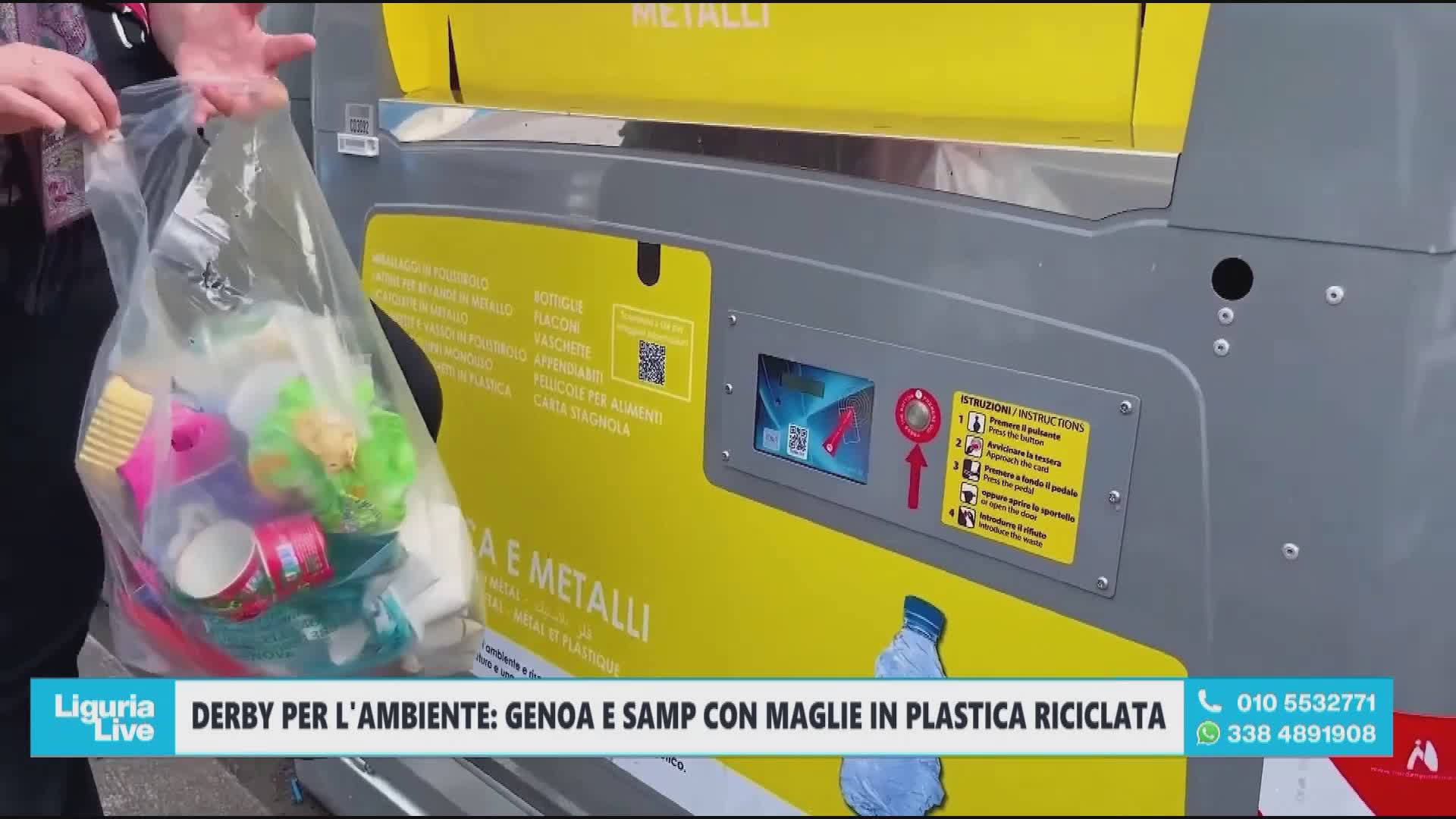 Genova, 'derby del riciclo': Pericu a Telenord, “Lo sport può convincere i cittadini a riciclare di più”