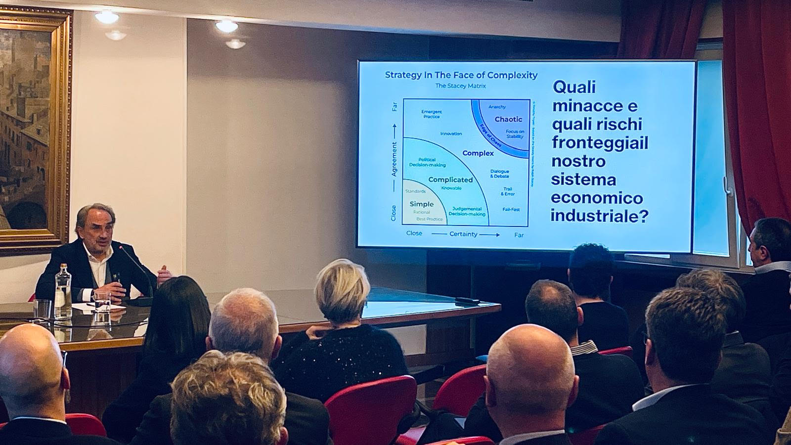 Savona, Tavaroli agli industriali: "Siamo in una permacrisi, in azienda servono decisioni rapide"