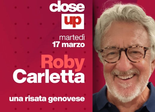 Close Up, a Telenord i protagonisti di economia, cultura, politica, spettacolo e sport: l'ospite di oggi è Roby Carletta