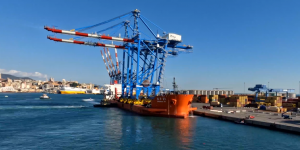 PSA SECH, arrivate al terminal di Genova le due nuove gru ship-to-shore di ultima generazione