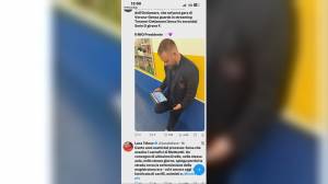 Genoa: ecco De Rossi che dopo la partita di Verona guarda in streaming l'Ostiamare, la squadra di cui è presidente