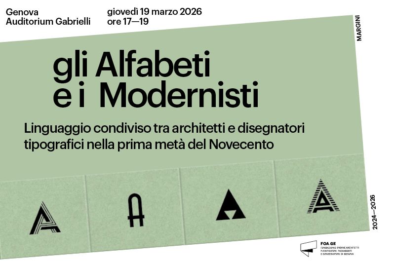 Genova, 'Segni Modernisti', quando architettura e tipografia parlano la stessa lingua