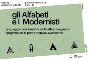 Genova, 'Segni Modernisti', quando architettura e tipografia parlano la stessa lingua