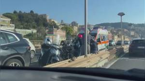 Genova, incidente sulla sopraelevata Aldo Moro: segnalato traffico in direzione ponente
