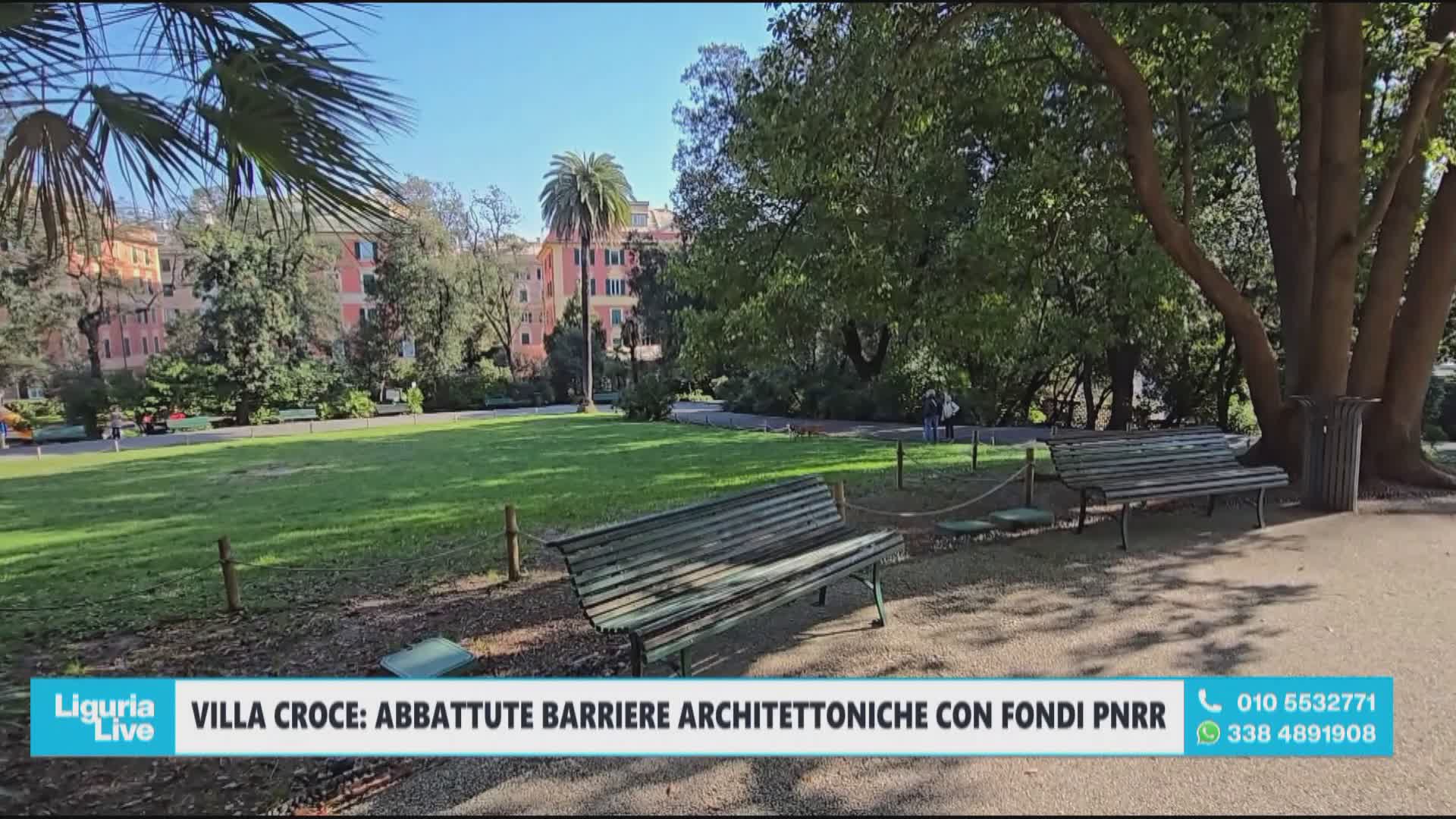 Genova, Villa Croce: fondi Pnrr per eliminare barriere architettoniche