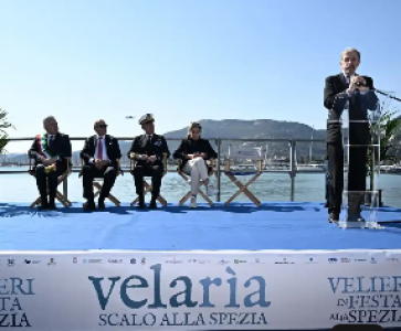 La Spezia, inaugurazione di "Velarìa". Bucci: "Esempio perfetto della vocazione marinara della Liguria"