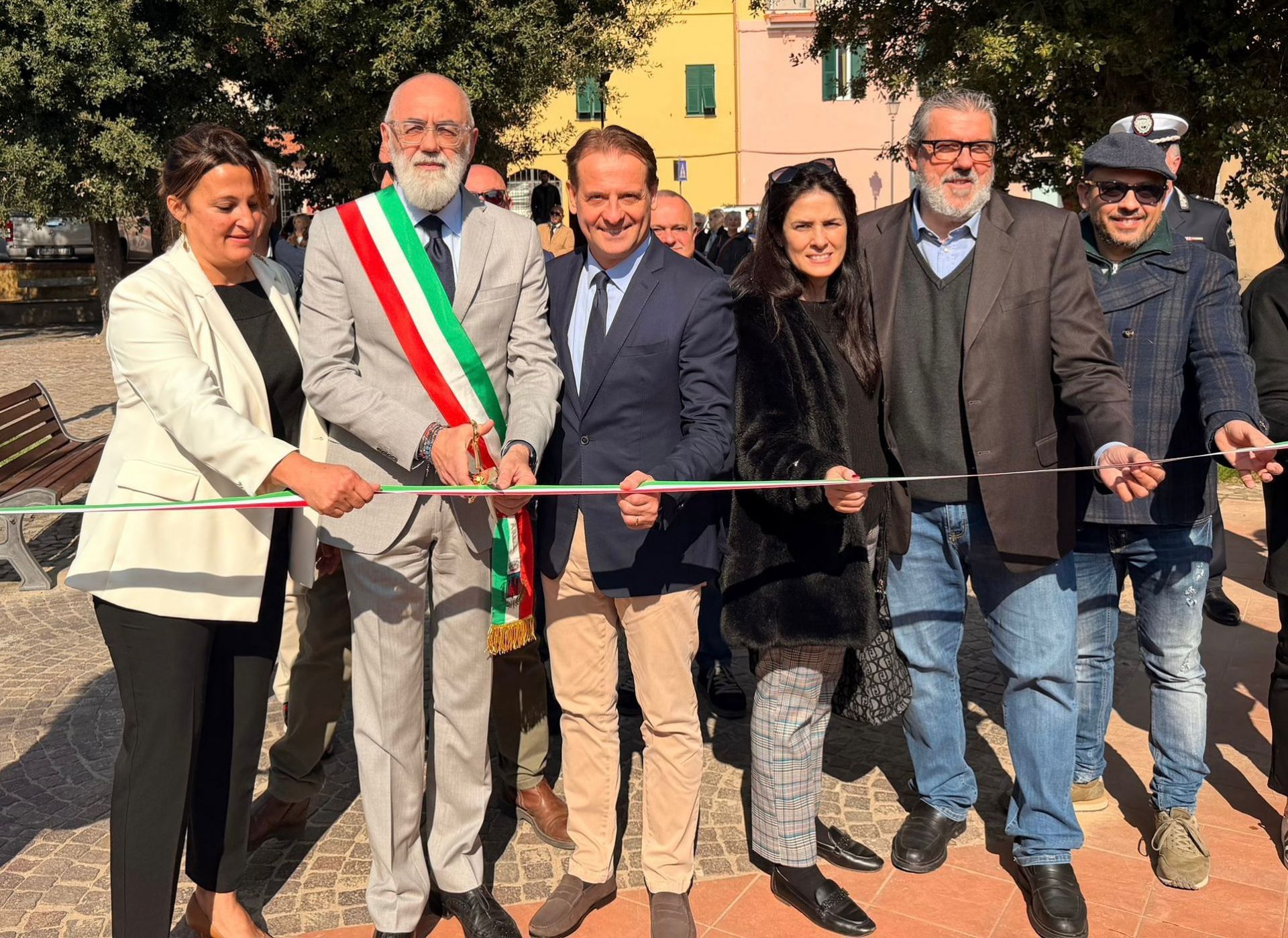 Toirano, nuovo progetto di rigenerazione urbana: inaugurato il Parco Rosciano