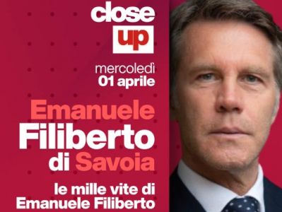Close Up, a Telenord i protagonisti di economia, cultura, politica, spettacolo e sport: l'ospite di oggi è Emanuele Filiberto di Savoia