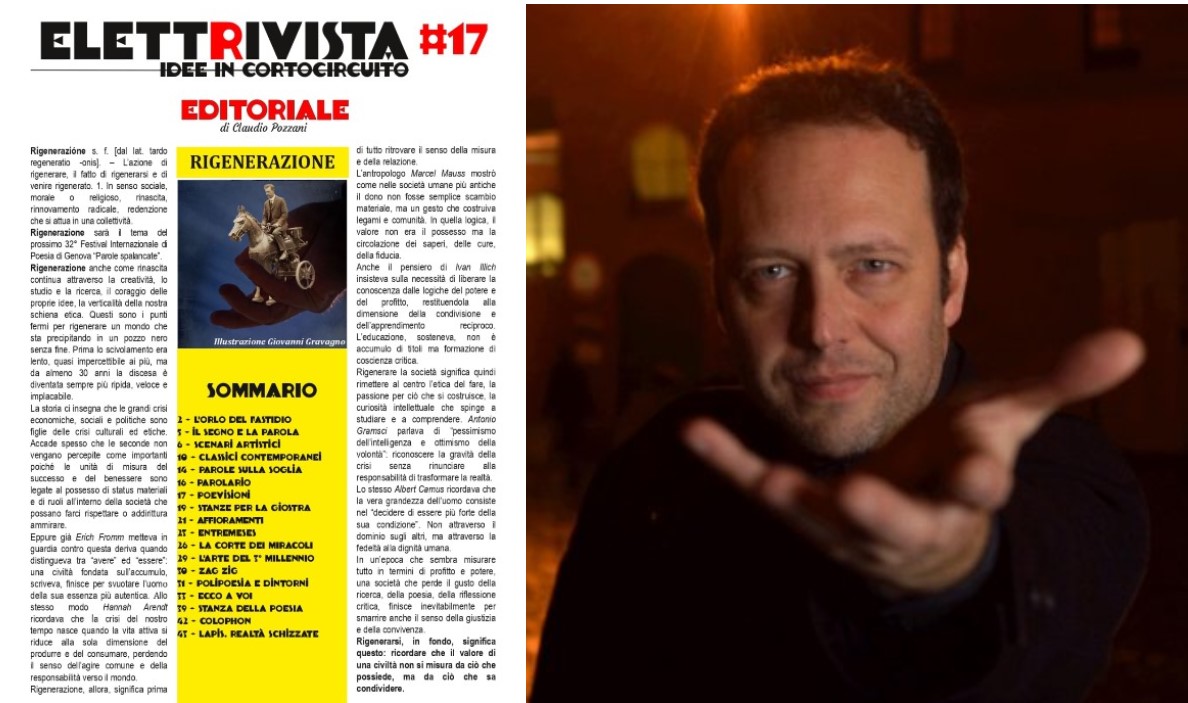 Letteratura,  presentazione del nuovo numero di “Elettrivista” alla Stanza della Poesia