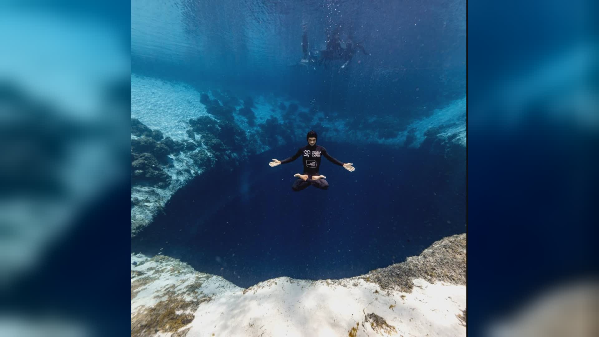 Incontri in Blu, il 9 aprile al Galata l'apneista Davide Carrera
