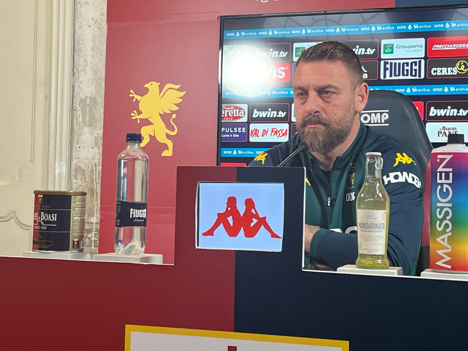 Genoa, De Rossi: "Contro la Juventus pronti ad affrontare diversi scenari. Out Norton Cuffy".