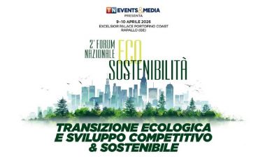 Rapallo, Forum Nazionale sull’Ecosostenibilità: il 9 e 10 aprile istituzioni e imprese a confronto sulla transizione ecologica