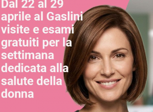 Gaslini, dal 22 al 29 aprile Open Week della salute femminile con screening e webinar