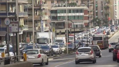 Genova, Corso Europa tra le strade più inquinate d'Italia